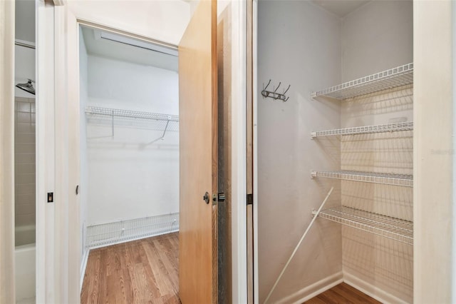 view of closet
