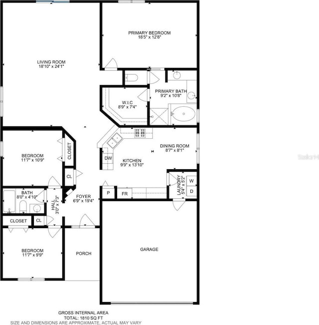 24305 Denali Ct, Lutz, FL 33559 - home floor plan