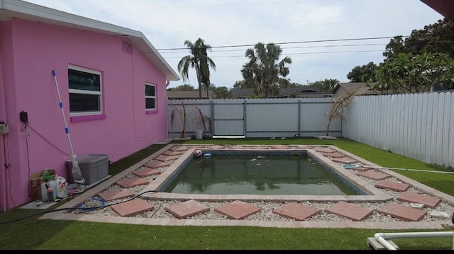 12425 Ridge Rd, Largo, FL 33778 - view of swimming pool with a fenced in pool and a fenced backyard