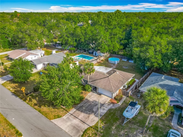 9679 W Pimpernel Ln, Crystal River, FL 34429 - drone / aerial view with a view of trees