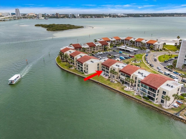 868 Bayway Blvd Unit 206, Clearwater Beach, FL 33767 - aerial view of a nearby body of water