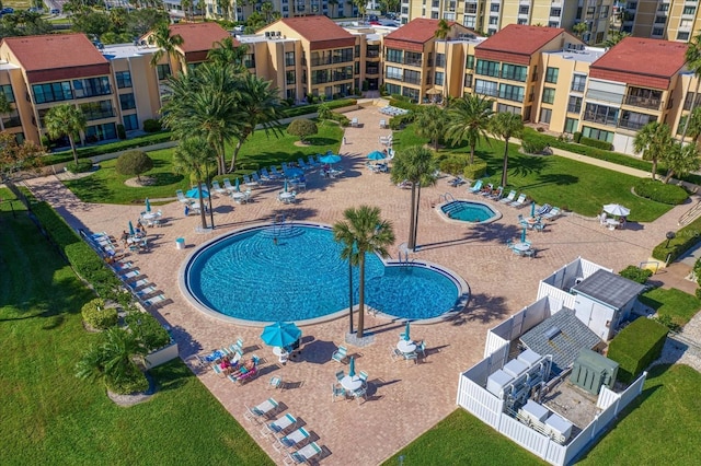 868 Bayway Blvd Unit 206, Clearwater Beach, FL 33767 - view of community pool