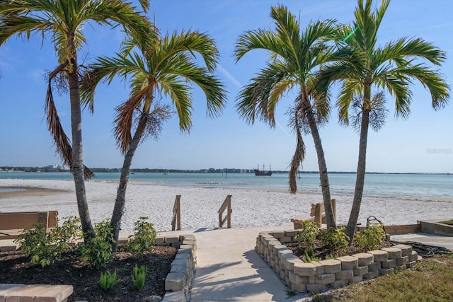 868 Bayway Blvd Unit 206, Clearwater Beach, FL 33767 - water view with nearby beach