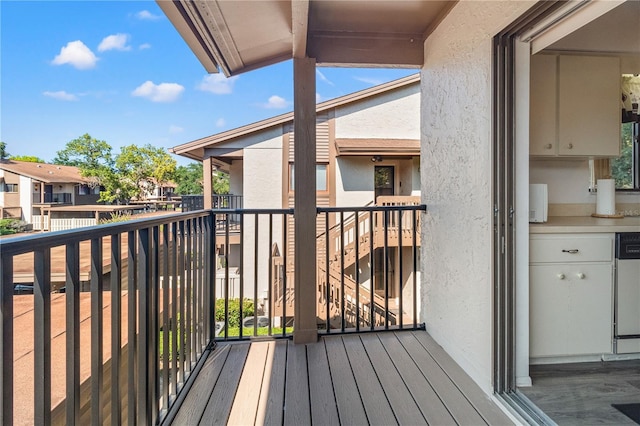 12804 Wedgewood Way Unit C, Hudson, FL 34667 - balcony with a residential view