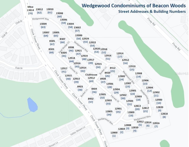 12804 Wedgewood Way Unit C, Hudson, FL 34667 - map / location