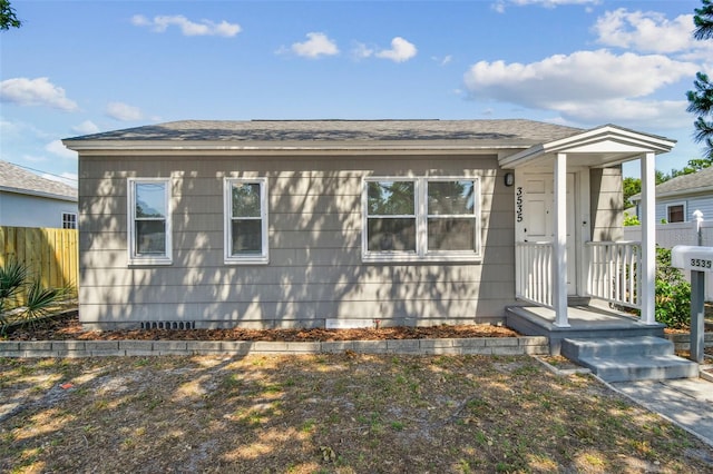3535 16th St N, Saint Petersburg, FL 33704 - view of front of house featuring a shingled roof
