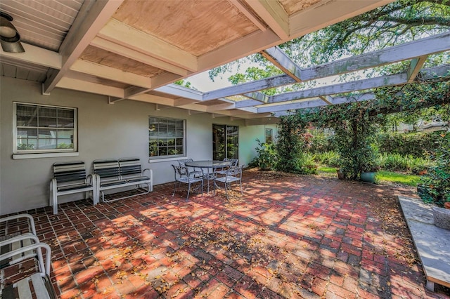 view of patio / terrace with outdoor dining space