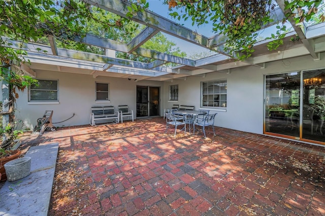 view of patio / terrace with outdoor dining space