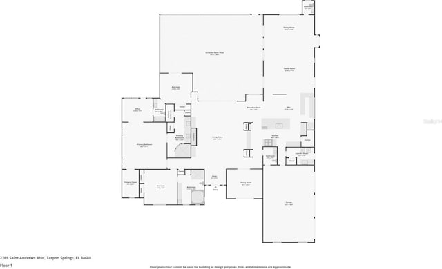 2769 St Andrews Blvd, Tarpon Springs, FL 34688 - property floor plan