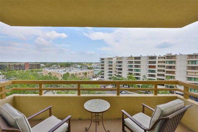 5701 Mariner St Unit 701, Tampa, FL 33609 - balcony featuring a view of city