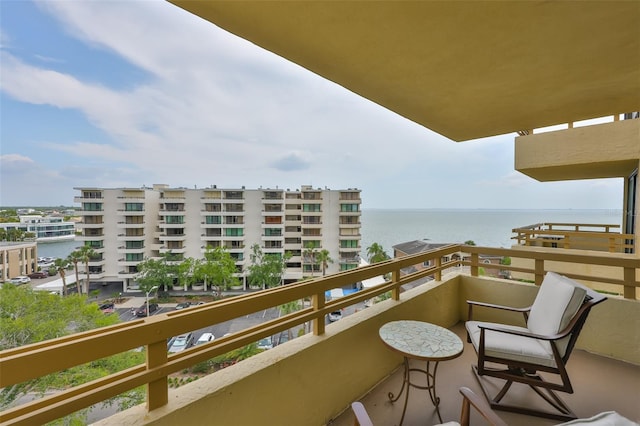 5701 Mariner St Unit 701, Tampa, FL 33609 - balcony with a water view
