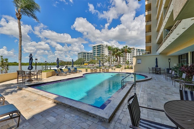 5701 Mariner St Unit 701, Tampa, FL 33609 - community pool featuring a patio