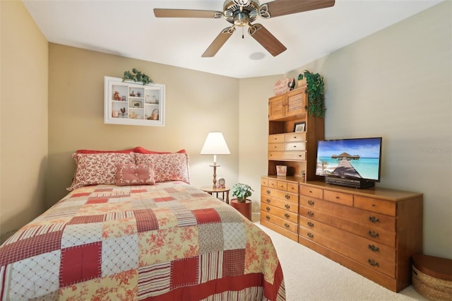 13813 Sigler St, Riverview, FL 33579 - bedroom with carpet and a ceiling fan