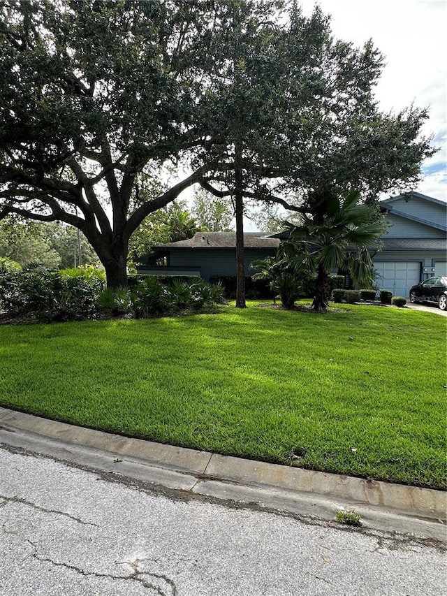 135 Pinewinds Blvd, Oldsmar, FL 34677 - view of front of house featuring a front lawn and an attached garage