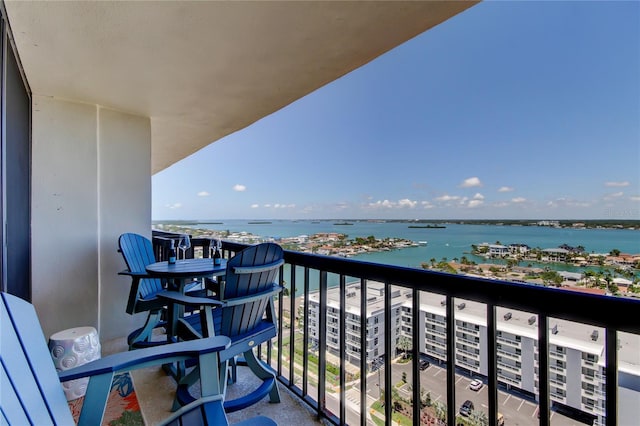 400 Island Way Unit 1709, Clearwater Beach, FL 33767 - balcony featuring a water view