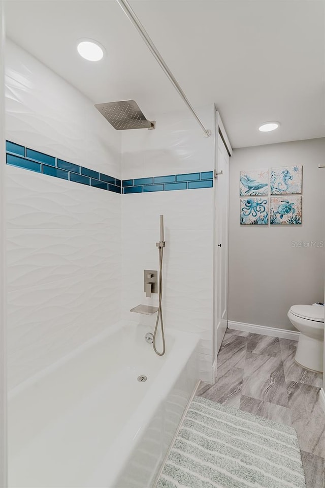 400 Island Way Unit 1709, Clearwater Beach, FL 33767 - bathroom featuring tub / shower combination and recessed lighting