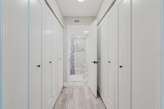 400 Island Way Unit 1709, Clearwater Beach, FL 33767 - hall with baseboards and recessed lighting