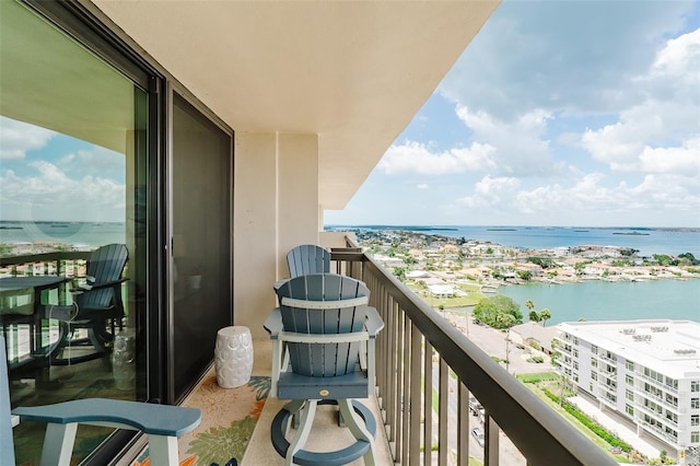 400 Island Way Unit 1709, Clearwater Beach, FL 33767 - balcony featuring a water view