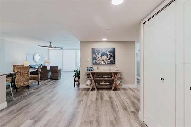 400 Island Way Unit 1709, Clearwater Beach, FL 33767 - interior space featuring light wood-style floors and baseboards