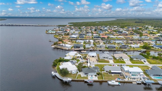 5193 Boyle Ter, Port Charlotte, FL 33981 - aerial view of residential area with a large body of water