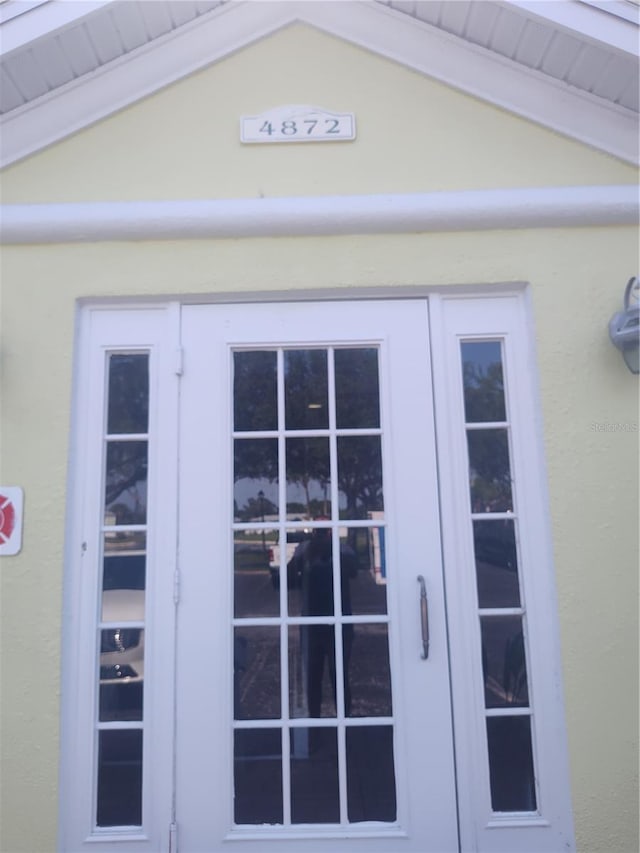 details with stucco siding