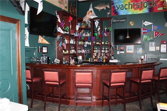 bar featuring a bar