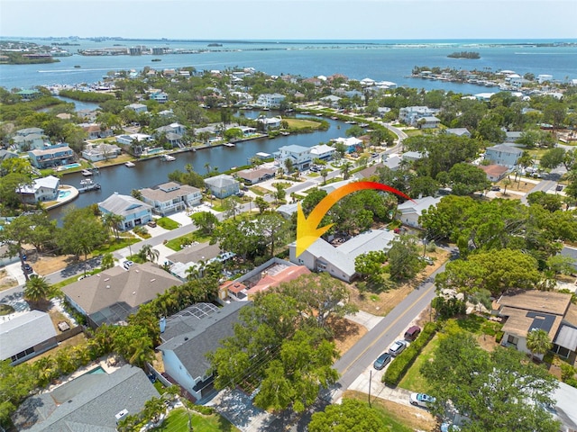 315 Ridge Rd, Palm Harbor, FL 34683 - aerial view of property's location with nearby suburban area and a nearby body of water