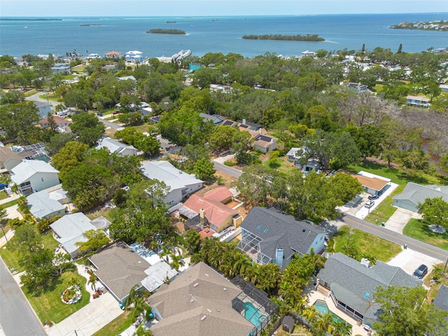 315 Ridge Rd, Palm Harbor, FL 34683 - aerial overview of property's location with nearby suburban area and a nearby body of water