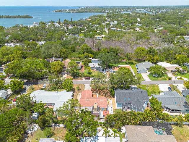 315 Ridge Rd, Palm Harbor, FL 34683 - aerial perspective of suburban area with a large body of water