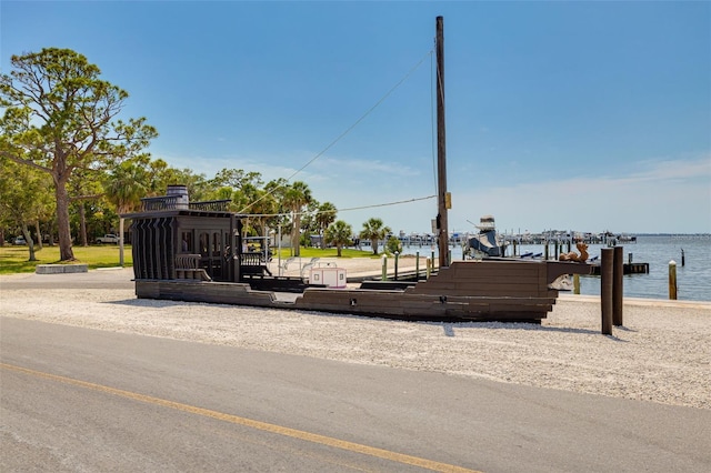 315 Ridge Rd, Palm Harbor, FL 34683 - view of property's community featuring a water view and a dock
