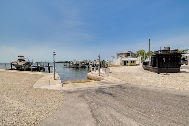 315 Ridge Rd, Palm Harbor, FL 34683 - dock area with a boat ramp and a water view