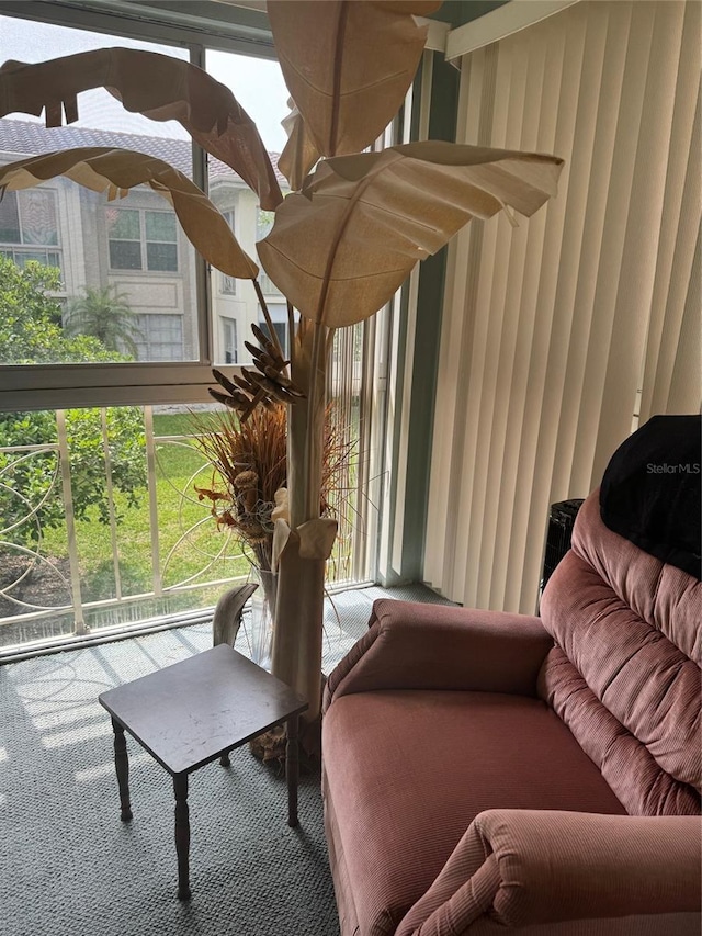 sunroom with a wealth of natural light