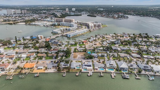 7092 S Shore Dr S, Saint Petersburg, FL 33707 - view of property location with a large body of water and nearby urban area