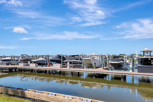 915 Tidewater Shores Loop, Bradenton, FL 34208 - dock with boat lift and a water view