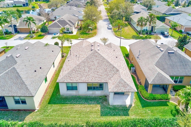 aerial perspective of suburban area