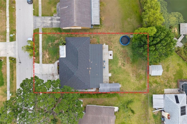 916 Shangri La Dr, Seffner, FL 33584 - aerial view of property's location featuring property boundaries highlighted