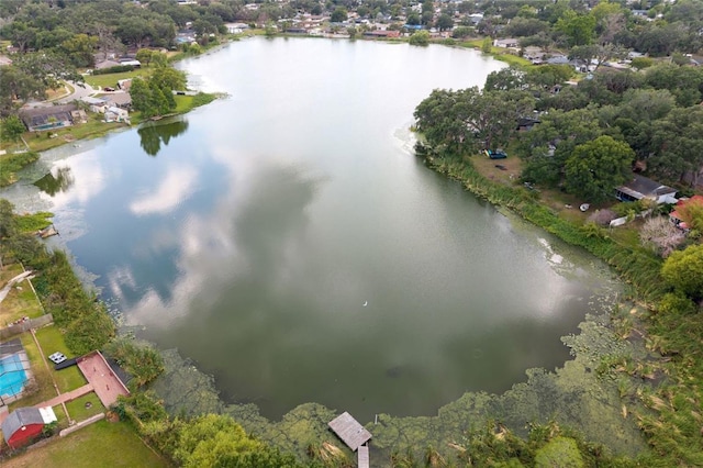 916 Shangri La Dr, Seffner, FL 33584 - bird's eye view of a nearby body of water