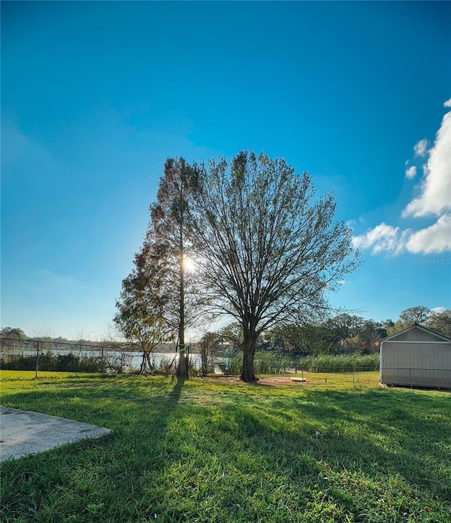 916 Shangri La Dr, Seffner, FL 33584 - view of yard featuring an outbuilding