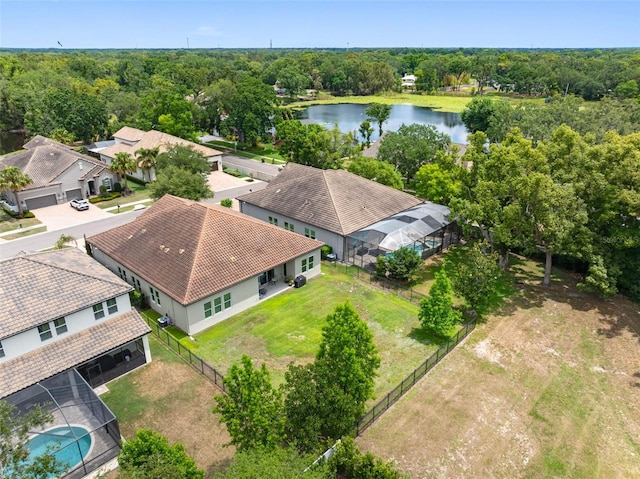 1104 Isobel Reserve Ln, Tampa, FL 33613 - aerial view of a large body of water