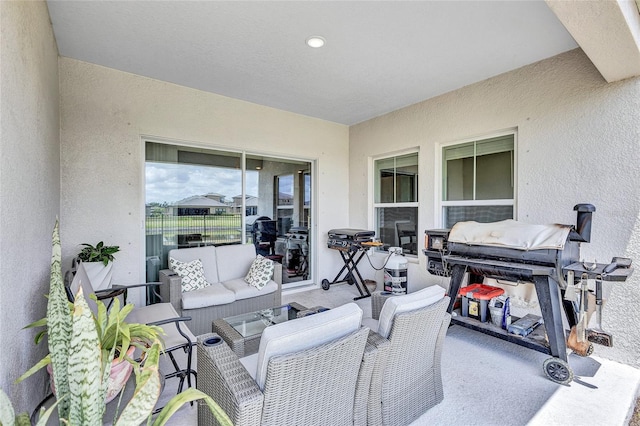 12710 Hysmith Loop, Parrish, FL 34219 - view of patio / terrace with an outdoor living space