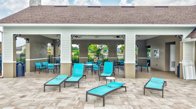 12710 Hysmith Loop, Parrish, FL 34219 - view of patio with fence and a gazebo