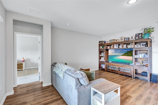 12710 Hysmith Loop, Parrish, FL 34219 - living area featuring wood finished floors and baseboards