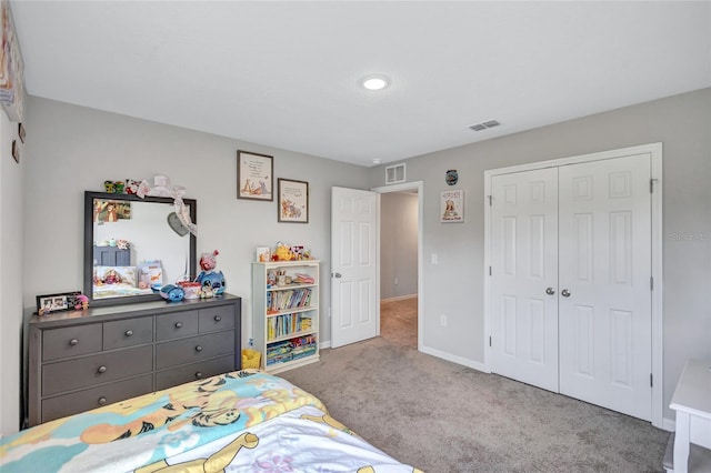 12710 Hysmith Loop, Parrish, FL 34219 - carpeted bedroom with a closet, baseboards, and recessed lighting