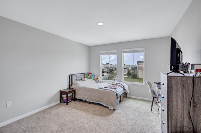 12710 Hysmith Loop, Parrish, FL 34219 - bedroom featuring light carpet, baseboards, and recessed lighting