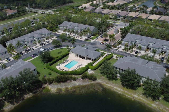 1330 Mariposa Cir Unit 104, Naples, FL 34105 - aerial view of property and surrounding area with nearby suburban area
