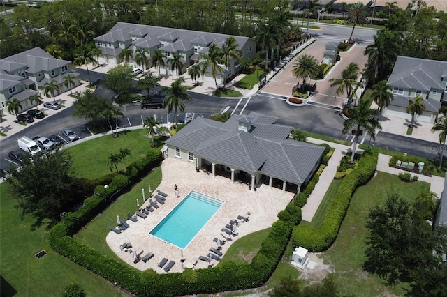 1330 Mariposa Cir Unit 104, Naples, FL 34105 - aerial view of property's location featuring nearby suburban area