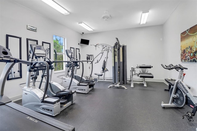 1330 Mariposa Cir Unit 104, Naples, FL 34105 - view of exercise room