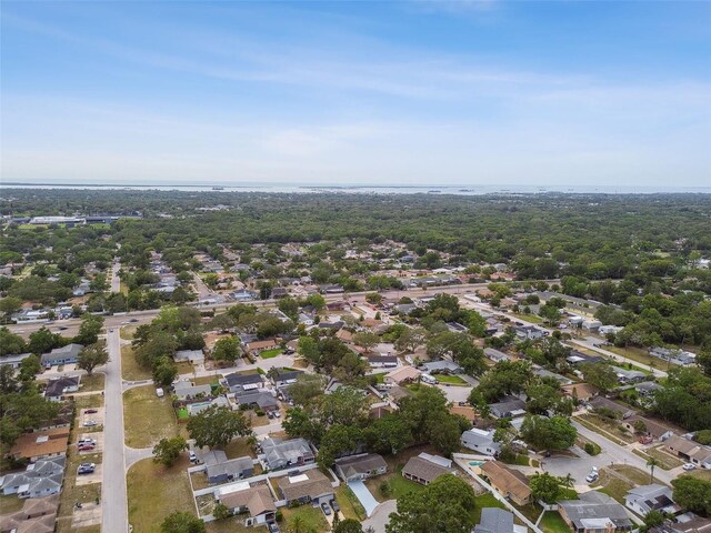 aerial perspective of suburban area