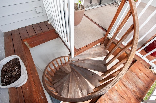 745 Pinellas Bayway S Unit 206, Saint Petersburg, FL 33715 - stairs with carpet flooring