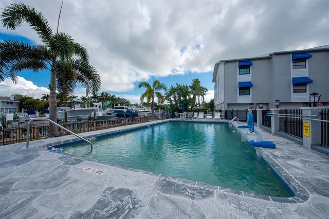 745 Pinellas Bayway S Unit 206, Saint Petersburg, FL 33715 - community pool with fence